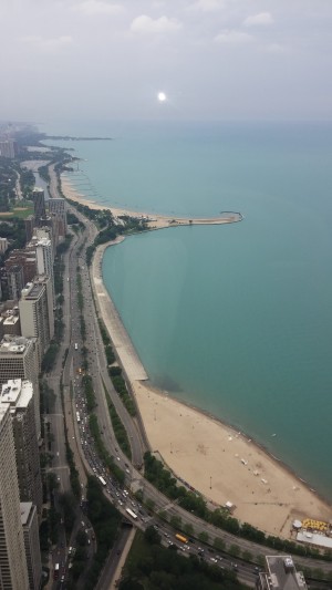 Vista do John Hancock Center - 360° Obeservatory - Chicago
